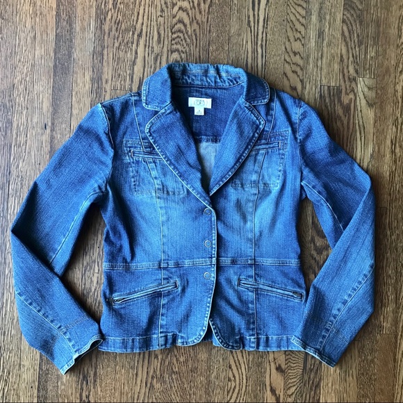 LOFT Jackets & Blazers - Loft Denim Jacket Blazer Medium Blue